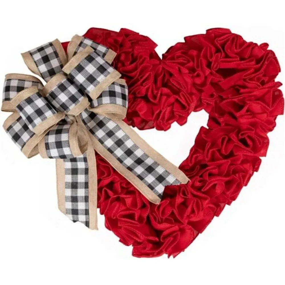 Valentines Day Decor Wreaths for Front Door Outside 17